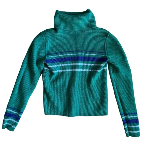 Free People Aspen Wool Ribbed Turtleneck Sweater Size S - Picture 4 of 8